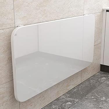 Imagem de LJHSS Mesa dobrável montada na parede, mesa de jantar flutuante para computador, mesa suspensa que economiza espaço, para casa, cozinha, escritório