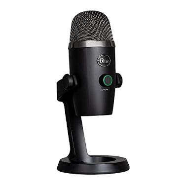 Imagem de Logitech Microfone Nano USB Blue Yeti para Criadores para Jogos, Streaming, Podcasting, Twitch, YouTube, Discord, Gravação para PC e Mac, Plug & Play - Blackout