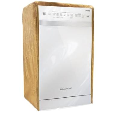 Imagem de CAPA PARA LAVA LOUÇAS BRASTEMP 10 SERVIÇOS TRANSPARENTE FLEX (Marrom)