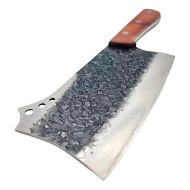 Imagem de CUTELO ARTESANAL AÇO INOX FULL TANG | RÚSTICO | CHURRASCO (Cod. SPO0475)