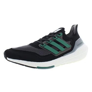 Imagem de adidas Ultraboost 21 Tênis de corrida masculino, Core Black/Sub Green) Cinza Five, 43
