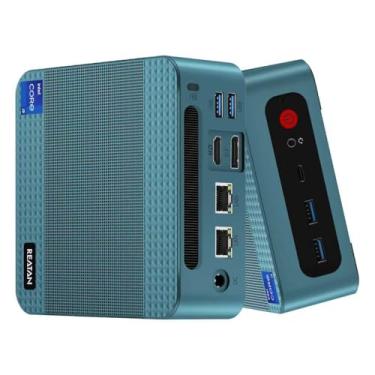 Imagem de Reatan Intel Mini PC Core i9-12900H (14C/20T, até 5.0GHz), 32GB DDR5 1TB PCIe4.0 SSD Gaming PC, Thunderbolt 4 Triple Display Mini Gaming Desktop, Dural 2.5Gbps LAN, WiFi6E/BT5.2