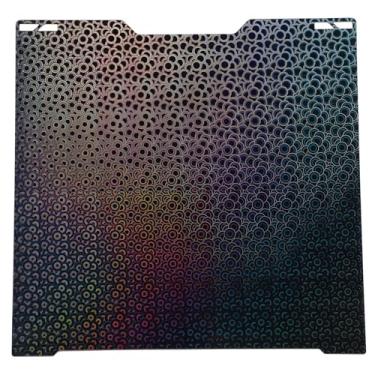 Imagem de WALFRONT Tampa Cama de Impressão H5H Placa de Compilação de Impressora 3D Flexível 346x355mm Com Acabamento Profissional Adequado para a Impressora de Laboratório de Bambu