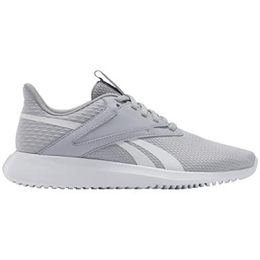 Imagem de Reebok Tênis de corrida feminino Fluxlite Fitness Workout, Cinza frio/branco/cinza frio, 41