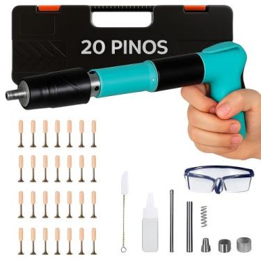 Imagem de Pistola Fixação Ação Direta Finca Pino 20 Pregos EPI Com Maleta - Dall