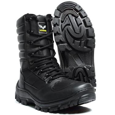 Imagem de Bota Coturno Motoboy  Tático Militar Cano Alto Venan , 42