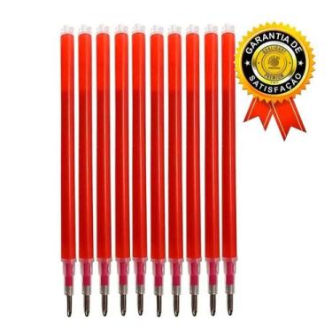 Imagem de Kit 10 Refil Caneta Mágica Fantasminha Tecido Apaga Vermelha - BERTO I