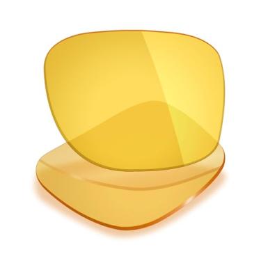 Imagem de Mryok Lentes de substituição UV400 compatíveis com Ray-Ban RB4165 55 mm - HD amarelo