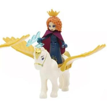 Imagem de Boneco Blocos De Montar Valente Cavalo Alado