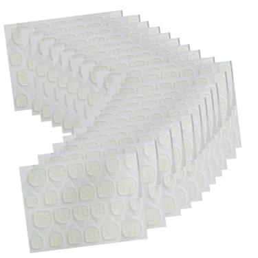 Imagem de Adesivos de unha: abas adesivas para unhas, abas adesivas transparentes de dois lados, 1200 peças, adesivo de unha, à prova d'água, respirável, pontas de unhas postiças, substituição de cola de unha