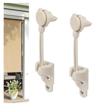 Imagem de Kit de peças de reposição para cortinas elásticas para persianas Coolaroo Sunshade Roller Outdoor (Begie 1 conjunto)