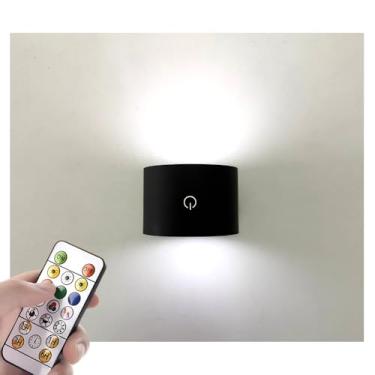 Imagem de eazart Luzes LED montadas na parede, arandelas de parede para cabeceira do quarto, 1 pacote