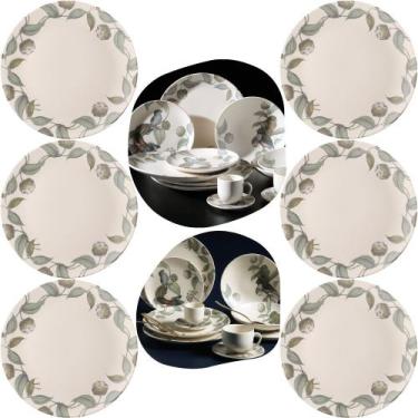 Imagem de Conjunto 6 pratos rasos coup la vie 27,5cm - porto brasil - PORTO BRAS