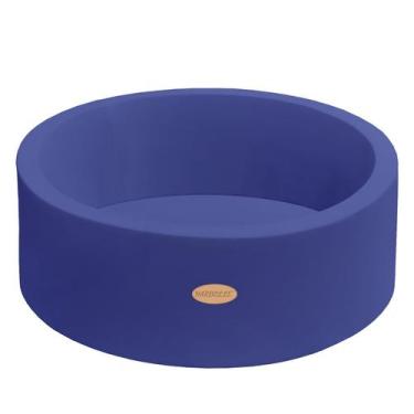 Imagem de Espuma viscoelástica redonda macia para bebês Ball Pit HARBOLLE azul e