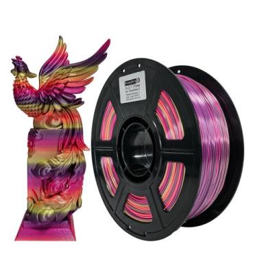 Imagem de Filamento de impressora 3D Stronghero3D PLA 1,75 mm Candy S2 Silk