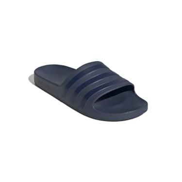 Imagem de adidas Sandália unissex Adilette Aqua Slide, Prloin/Dkblue/Prloin, 40.5 EU