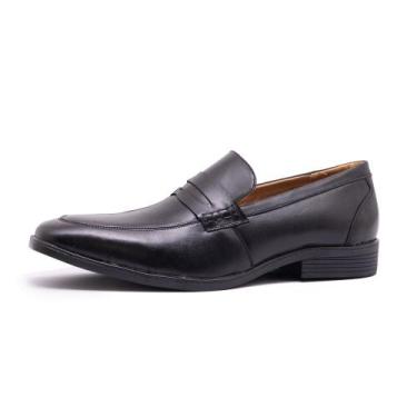 Imagem de Sapato Social Masculino Loafer Até 45 Estiloso Ekko Avalon em Couro Pr