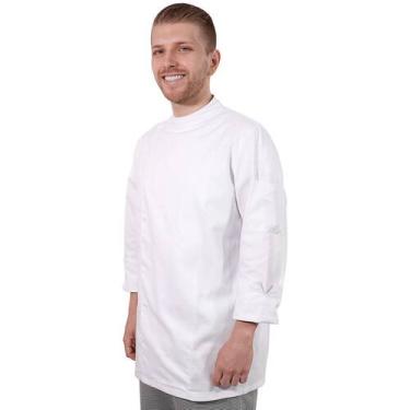 Imagem de Dólmã Para Chef Cozinha Uniforme Universidade Estudante Gastronomia UC