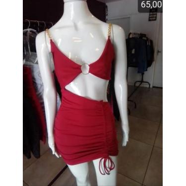Imagem de Vestido vermelho com argola - Martinys