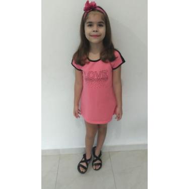 Imagem de Vestido moletinho - Rl Kids , Vermelho, 8