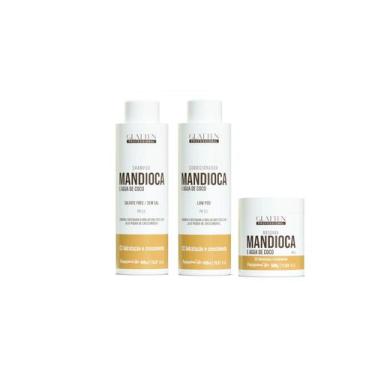 Imagem de Glatten Mandioca e Água de Coco Shampoo e Condicionador e Máscara