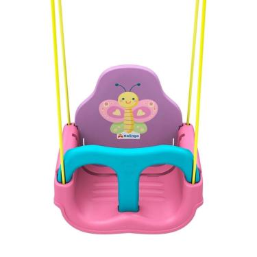Imagem de Balanço Infantil Borboleta Até 23kg Cinto Segurança 