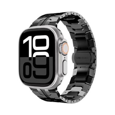 Imagem de Pulseira De Metal Em Aço Inoxidável Para Apple Watch 46 42mm Ultra3 49