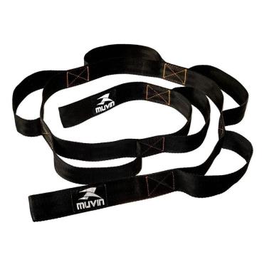 Imagem de Fita De Alongamento Muvin Pilates Treino Fitness Academia