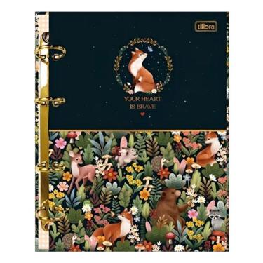 Imagem de Fichário Caderno Argolado Loveland Floresta 80 Folhas - Tilibra