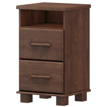 Imagem de Mesa De Cabeceira 2 Gav Madeira Maciça 44 Cm 2249 Cafe Milani Store Cafe