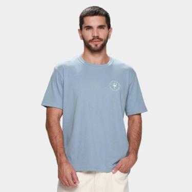 Imagem de Camiseta Osklen Waterman Masculina, Azul, G