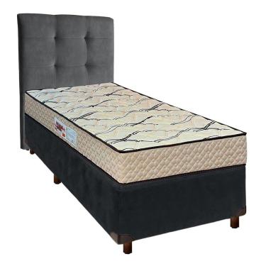 Imagem de Kit Cama Box + Cabeceira + Colchão Solteiro D33 - Maxsono - Paropas