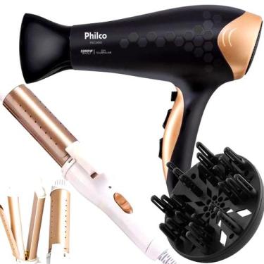 Imagem de Secador De Cabelo Philco Profissional 2200w Ion Ar Quente Frio Stilus 