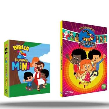 Imagem de Kit 3 Palavrinhas: Bíblia Mini Ilustrada + Devocional Infantil - Kit d