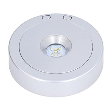 Imagem de aqxreight Base de ExibiçãO de Led Usb Rgb Luz Colorida Rotativa Base de ExibiçãO para Garrafa Jóias Artesanato Qualquer Com O Efeito de Brilho de Led de lata. e Luzes Contas As Luzes O
