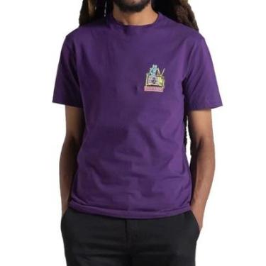 Imagem de Camiseta Volcom Catv Roxa-Masculino