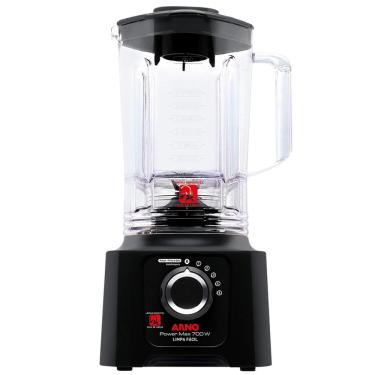 Imagem de Liquidificador Arno Power Max 700 Limpa Fácil LN60 Preto 700W com 5 Velocidades