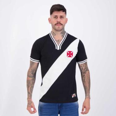 Imagem de Camisa Vasco Retrô 1974 Nº 10 Preta - Retromania, P