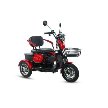 Imagem de Triciclo Elétrico Kompakt 1000w 3 Lugares Com Ré Vermelho DREAM BIKE