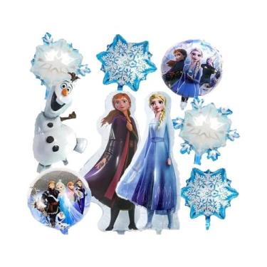 Imagem de Balões De Alumínio Da Princesa Elsa Frozen, Suprimentos Para Festa Da 