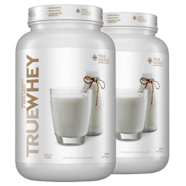 Imagem de Kit 2 Whey Protein Isolado Neutro 728g - True Source-Unissex