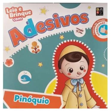 Imagem de Leia e Brinque com Adesivos - Pinóquio - PÉ DA LETRA - PE DA LETRA, 3
