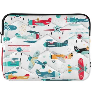 Imagem de Capa para notebook de veículos com desenhos de aviões para MacBook Pro de 14 polegadas, capas e capas universais de 13 a 14 polegadas