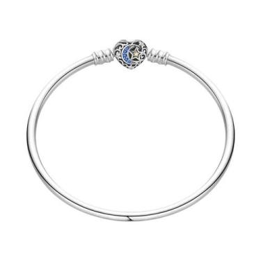 Imagem de Pulseiras De Zircônia Em Forma De Estrela, Lua E Coração Em Prata 925,