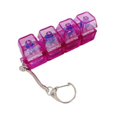 Imagem de Teclado De Dedo Com 4 Teclas, Brinquedo Antiestresse, Clicker Para Fes
