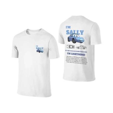 Imagem de Camiseta De Casal Lightning McQueen Sally De Verão Com Estampa Dupla F
