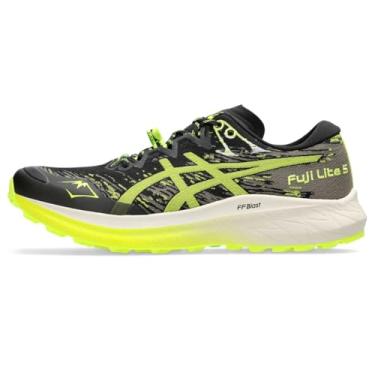 Imagem de ASICS Fuji Lite 5 Tênis de corrida masculino, Preto/amarelo seguro, 43