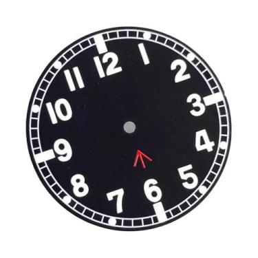 Imagem de Mostrador De Relógio Automático Estilo Piloto 33.5mm Com Ponteiros Bra