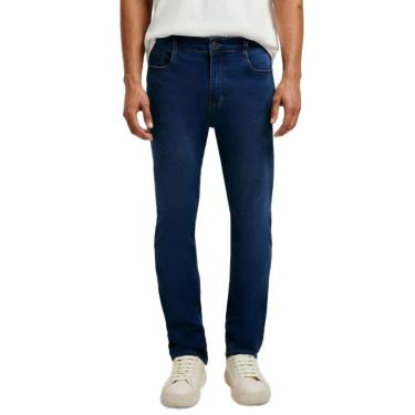 Imagem de Calça Jeans Masculina Hering Soft Touch Reta Marinho - H1PM2-Masculino