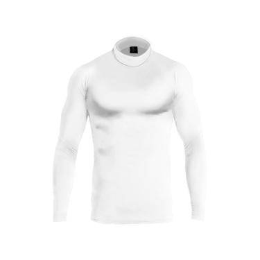 Imagem de Camisa Térmica Manga Longa Gola Alta Segunda Pele MISTA Proteção UV-Masculino